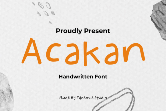 Acakan: A Playful Handwritten Font for Dynamic Editorial Design