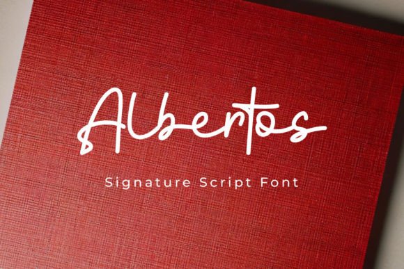 Albertos: A Signature Script Font for Scroll-Stopping Digital Campaigns