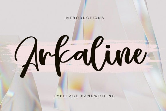 Arkaline Font: A Handwritten Typeface for Editorial Design