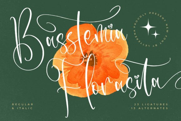 Basstemia Florasita Font: Elevating Small Business Branding