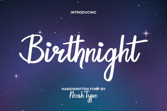 Birthnight Font: Elevate Digital Campaigns