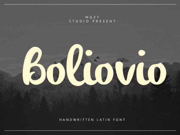 Boliovio: A Luxurious Script Font for High-End Branding and Invitations