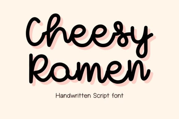 Cheesy Ramen Font: Adding Warmth to Editorial Design