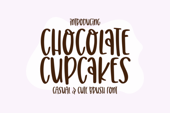 Chocolate Cupcakes Font: A Whimsical Script for Crafty Creations