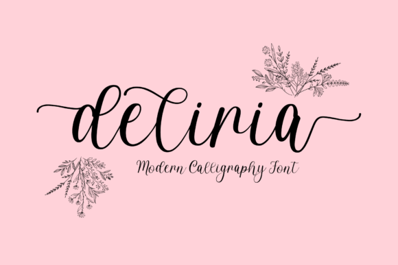 Deliria Font: Modern Calligraphy for Web Design