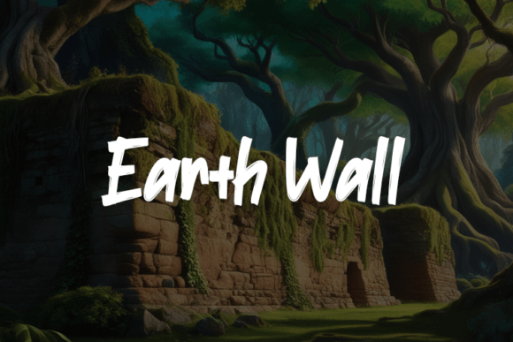 Earth Wall Font: A Bold Choice for Modern Editorial Design