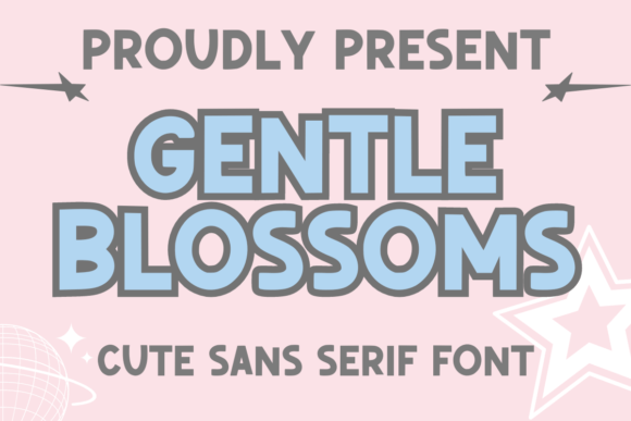 Gentle Blossoms Font: Handwritten Charm for Makers