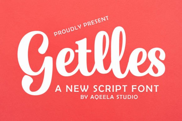 Getlles: A Bold Script Font That Adds Personality to Handmade Designs