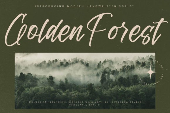 Golden Forest Font Review: Elegant Script for Branding