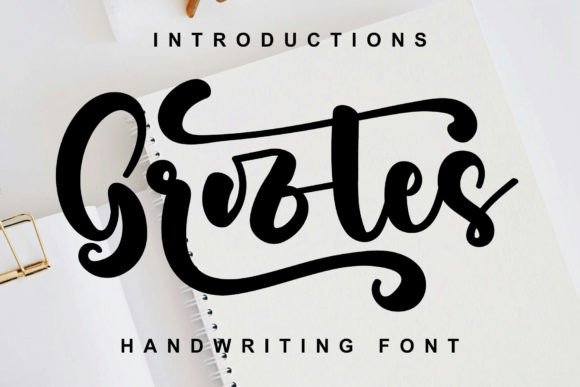 Grootes: A Delicate Handwritten Typeface for Elegant Editorial Design