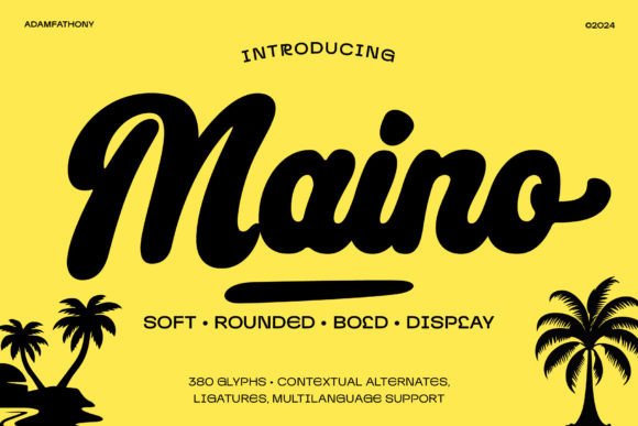 h1>Maino Font: Elevating Craft and Product Design with Whimsical Elegance