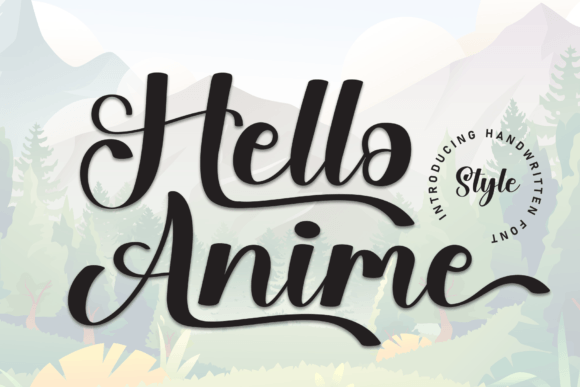 Hello Anime Font: Sweet Typography for Web Design