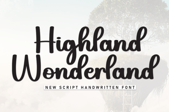 Highland Wonderland: A Handwritten Font for Editorial Charm