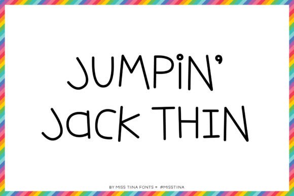 Jumpin Jack Thin: A Bouncy, Elegant Font for Modern Editorial Design