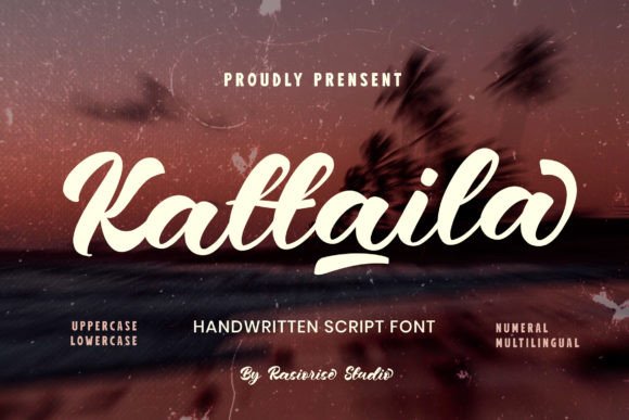 Kattaila: Elevating Editorial Design with a Stylish Script Font