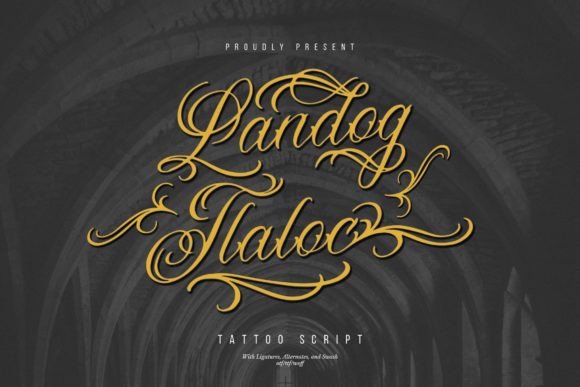 Landog Tlaloc: A Refined Script Font for Editorial and Branding Projects