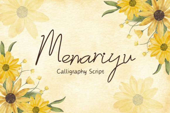 Menariyu Font: A Handwritten Typeface for Digital Design