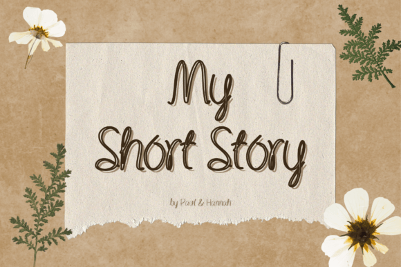 My Short Story: A Handwritten Font for Warm Digital Branding