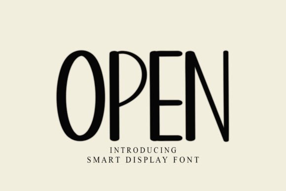 Open: A Warm Handwritten Font for Crafters and Makers