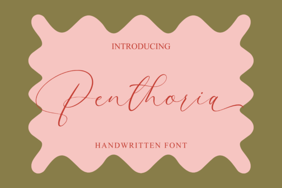 Penthoria: A Sophisticated Handwritten Font for Business Branding