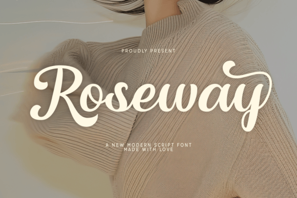 Roseway: A Bold Script Font for Elegant Web Design