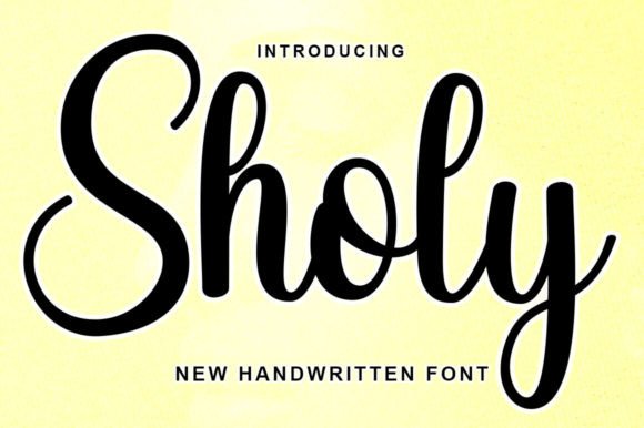 Sholy: A Modern Script Font That Elevates Campaign Typography