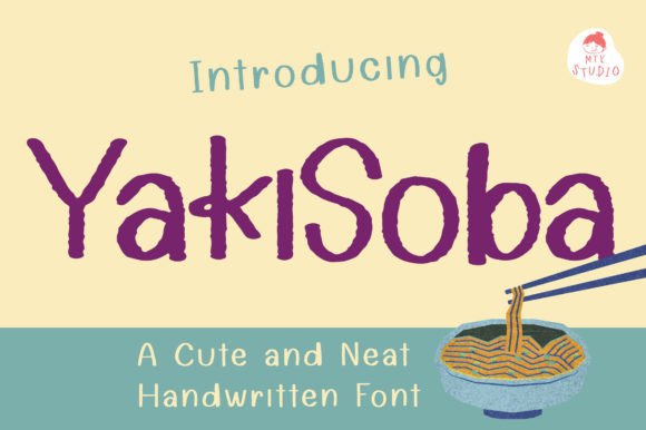 Yakisoba Font: Adding Warmth to Editorial Design